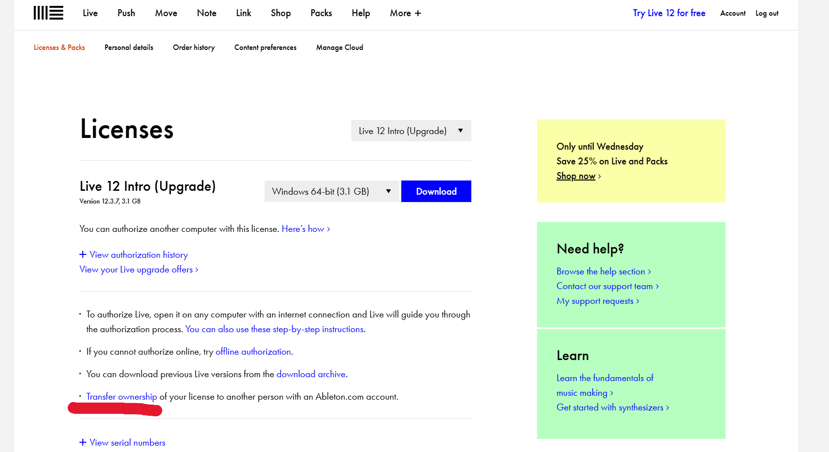 Ableton Ableton Live 12 Intro